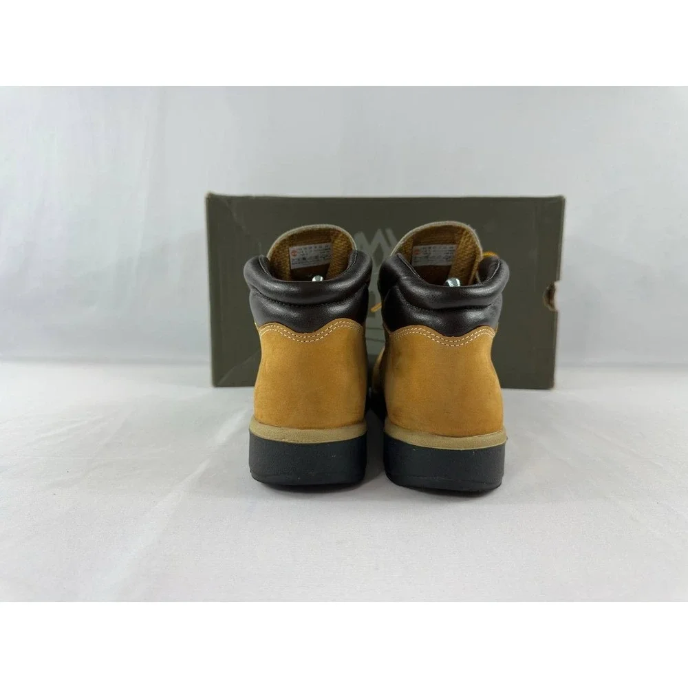 Timberland Field Boots Boys Size 5.5 Wheat Nubuck Leather Hiking 15945